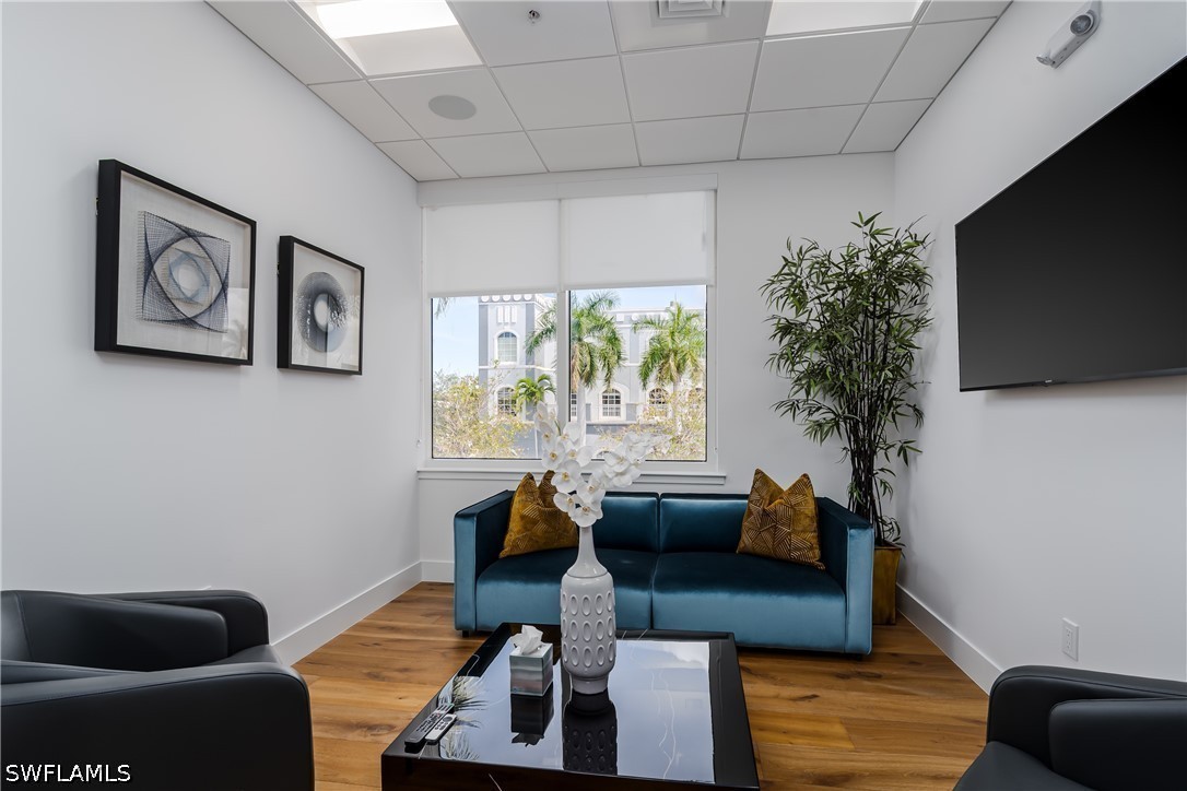 Conference lounge with natural light
